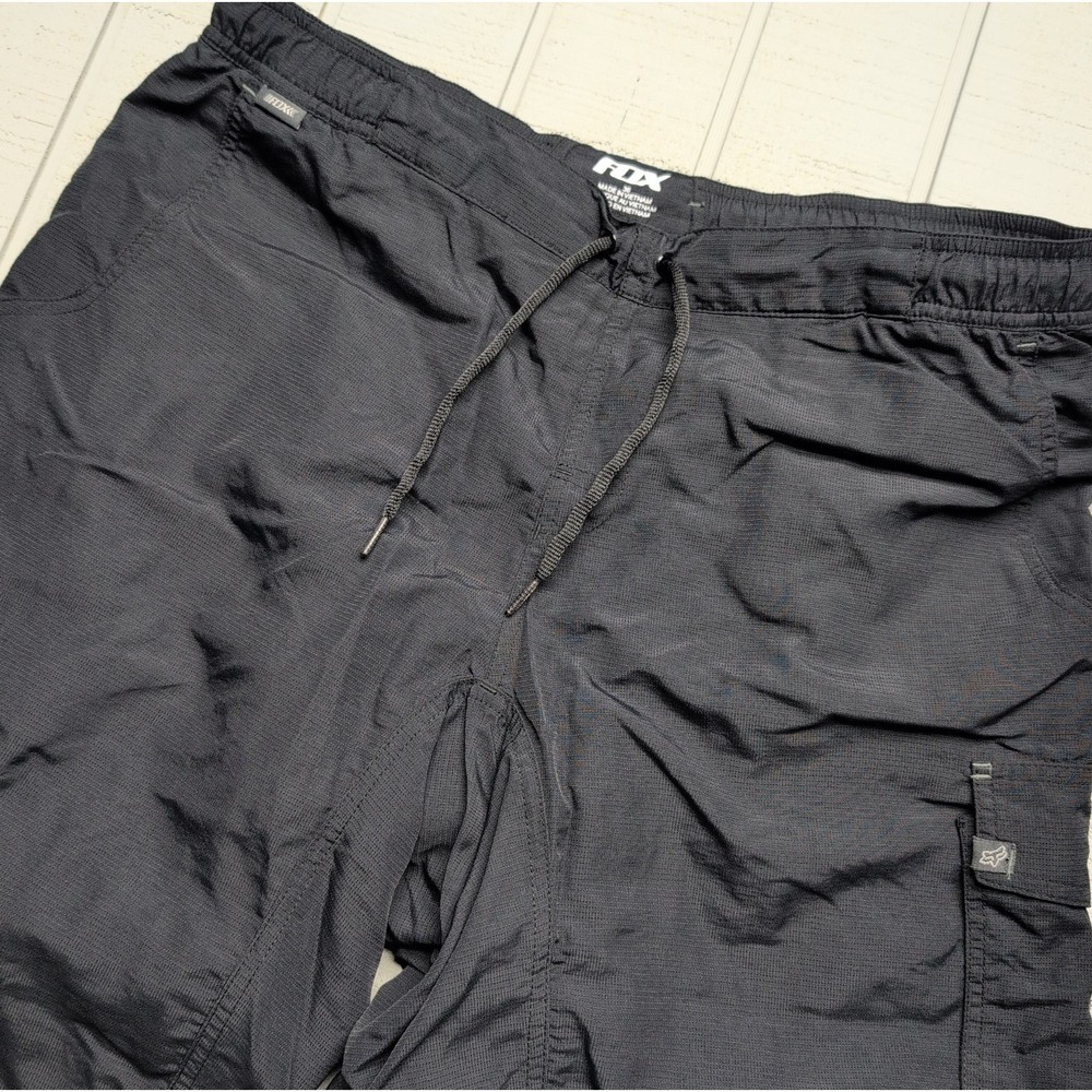 Fox Racing Padded Bicycle Shorts Men's Size 36 Elastic Drawstring Waistband
